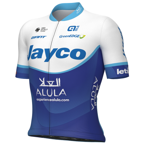 2023 Team JAYCO Cycling Short Sleeve Jersey And Bib Shorts Set