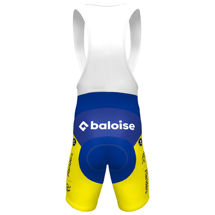 2023 Team Flanders MEN'S Cycling Short Sleeve Jesey And Bib Shorts Set