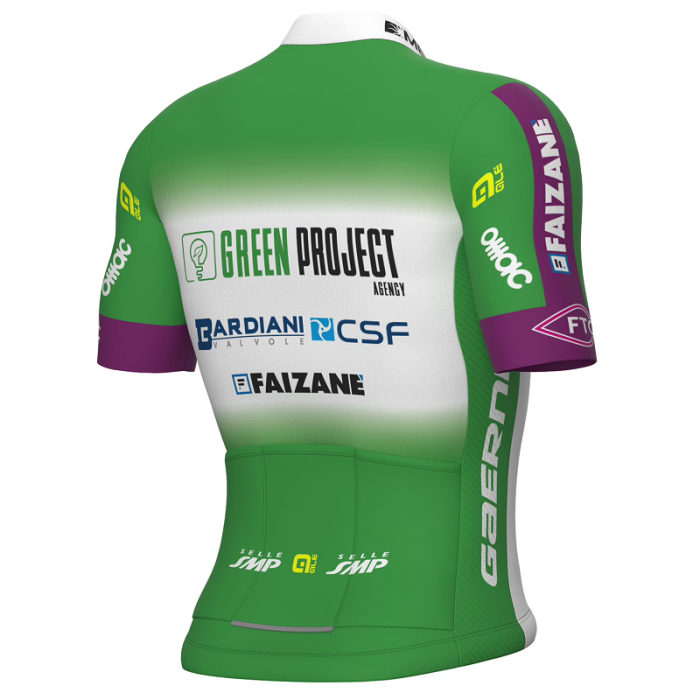 2023 Green Project-Bardiani-CSF-Faizane Cycling Jersey And Bib Shorts Set