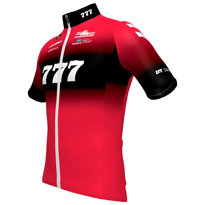 2023 TEAM 777 MEN'S Cycling Short Sleeve Jesey And Bib Shorts Set