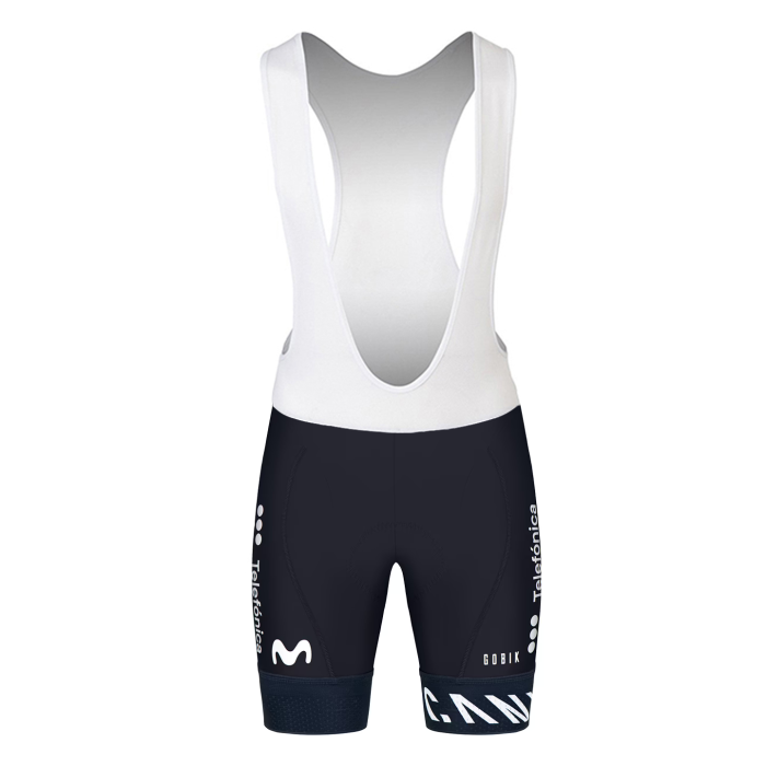 2023 MOVISTAR TEAM Men's Cycling Short Sleeve Jersey And Bib Shorts Set Blue