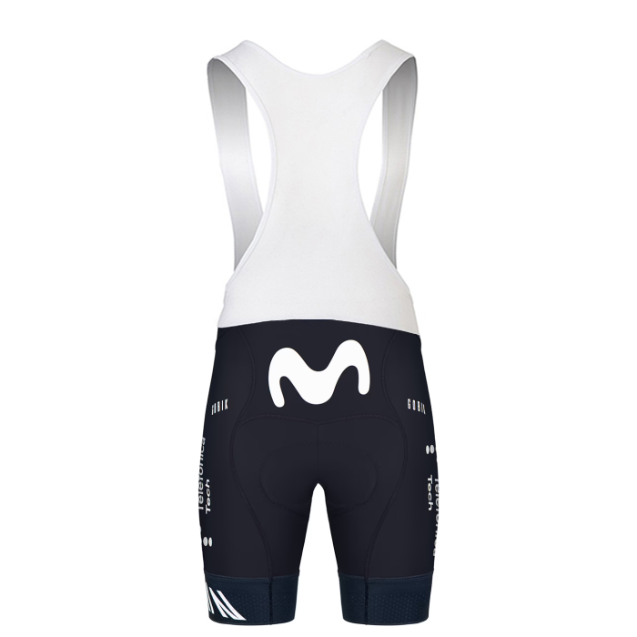 2023 MOVISTAR TEAM Men's Cycling Short Sleeve Jersey And Bib Shorts Set Blue