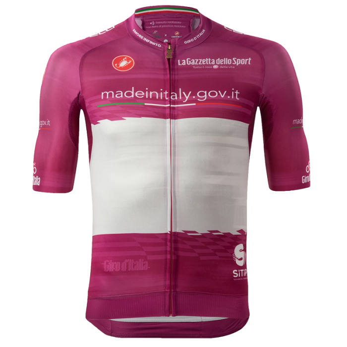 2023 GIRO D'ITALIA MAGLIA CICLAMINO RACE Men's Cycling Jersey And Bib Shorts Set LILAC