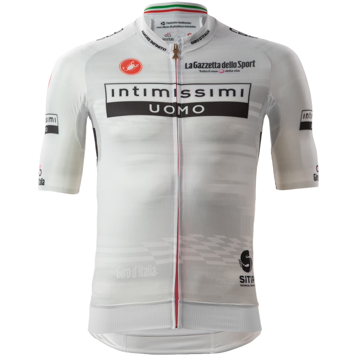 2023 GIRO D'ITALIA MAGLIA BIANCA RACE Men's Cycling Jersey And Bib Shorts Set WHITE