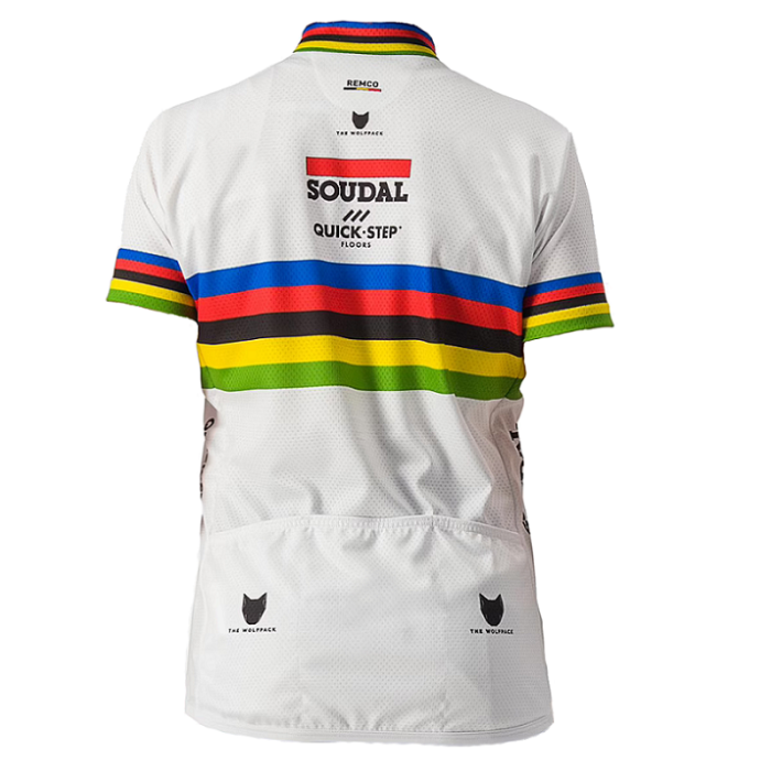 2023 Soudal - Quick Step Cycling Short Sleeve Jersey And Bib Shorts Set White