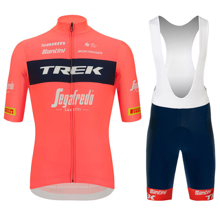 2022 Training Edition TREK - SEGAFREDO Cycling Short Sleeve Jersey And Bib Shorts Set - professional