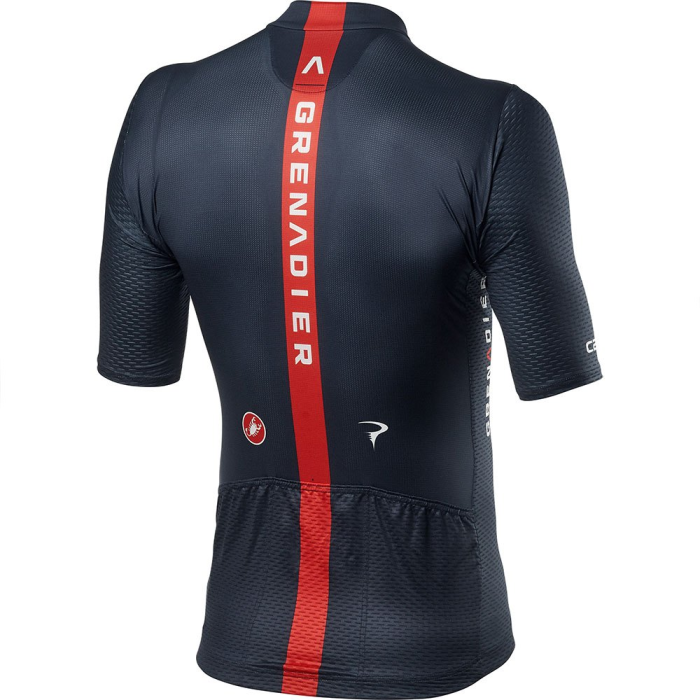 2021 Pro Castelli INEOS GRENADIER Team Blue Cycling Short Sleeve Jersey And Bib Short Set