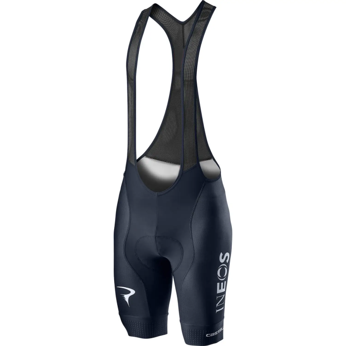 2021 Pro Castelli INEOS GRENADIER Team Blue Cycling Short Sleeve Jersey And Bib Short Set