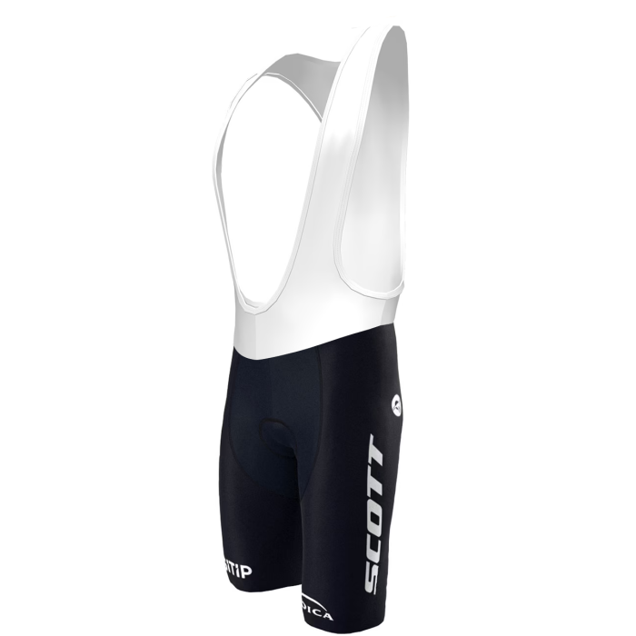 2023 SCOTT RACING TEAM Cycling Jersey And Bib Shorts Set BLACK