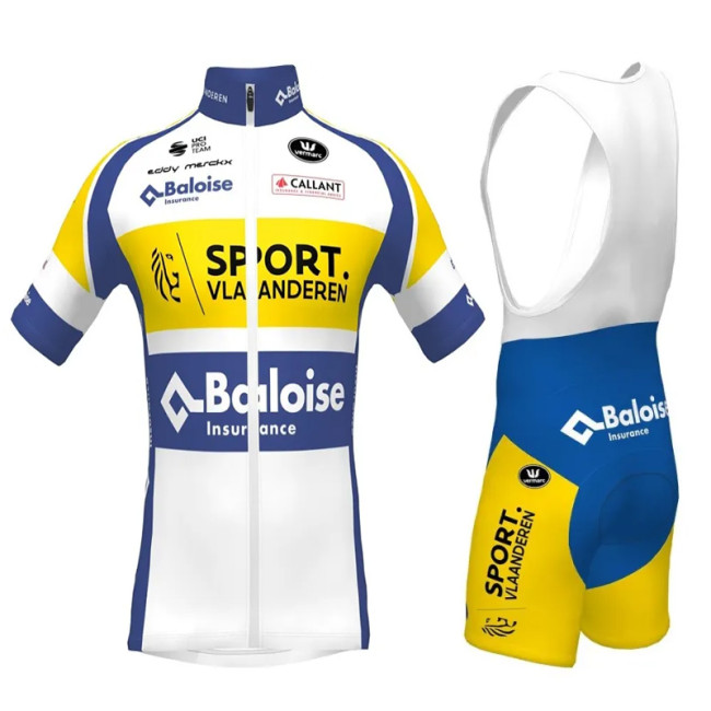 Sport Vlaanderen - Baloise 2022 cycling jersey and bib shorts set - professional cycling team