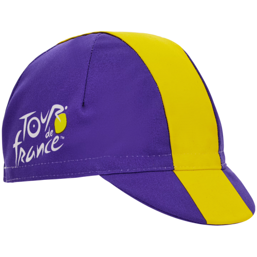 TOUR DE FRANCE CYCLING CAP PUY DE DOME 2023 LILAC - YELLOW