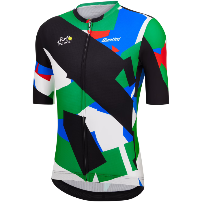 2023 TOUR DE FRANCE MONT BLANC-COURCHEVEL Cycling Short Sleeve Jesey And Bib Shorts Set MULTICOLORED