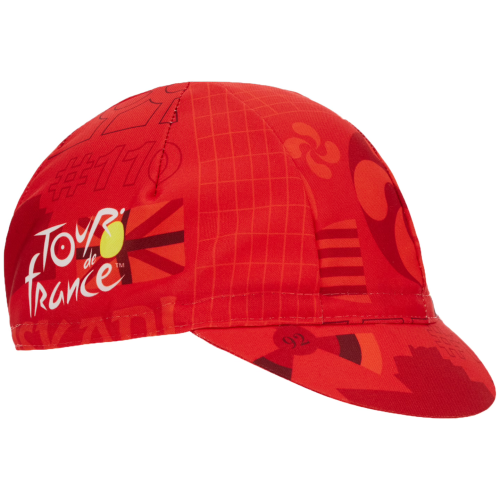 TOUR DE FRANCE CYCLING CAP PAIS VASCO 2023 RED