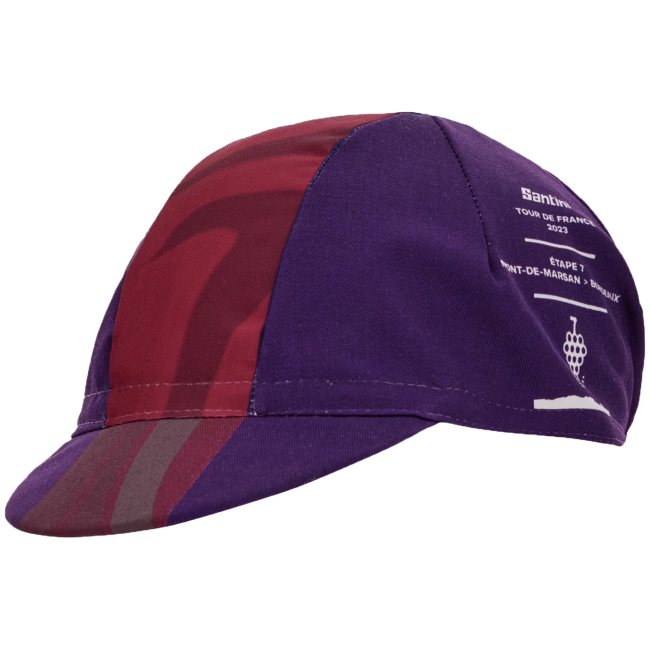 TOUR DE FRANCE CYCLING CAP BORDEAUX 2023 RED - BLUE