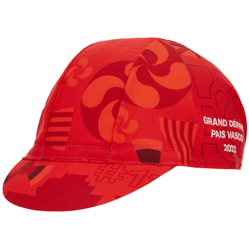 TOUR DE FRANCE CYCLING CAP PAIS VASCO 2023 RED