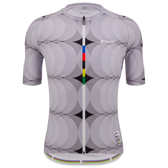 2023 GRANDI CAMPIONI 1973 BARCELONA Cycling Short Sleeve Jesey And Bib Shorts Set GREY