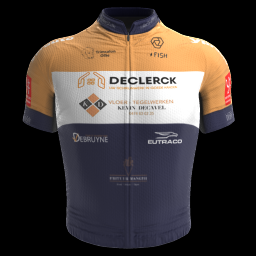 2023 CT Declerck Schurijnwerk - Yprauto Cycling Short Sleeve Jesey And Bib Shorts Set