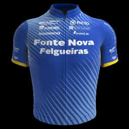 2023 Fonte Nova - Felgueiras Cycling Team Cycling Short Sleeve Jesey And Bib Shorts Set