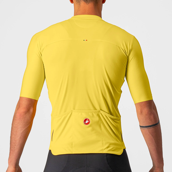 Castelli Prologo 7 cycling jersey - Yellow white