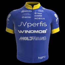 2023 JV Perfis - Windmob Cycling Team Cycling Short Sleeve Jesey And Bib Shorts Set