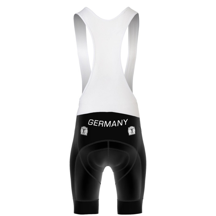 2023 GERMAN NATIONAL TEAM Cycling Short Sleeve Jersey And Bib Shorts Set  WHITE