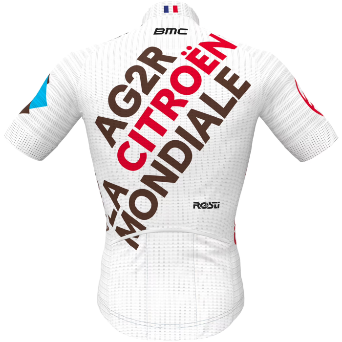 2023 AG2R CITROËN TEAM Cycling Short Sleeve Jersey And Bib Shorts Set WHITE