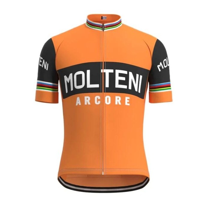 Molteni Arcore Retro Cycling Jersey And Bib Shorts Set