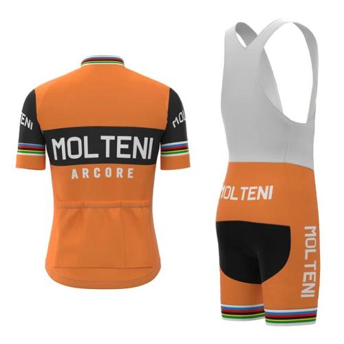 Molteni Arcore Retro Cycling Jersey And Bib Shorts Set