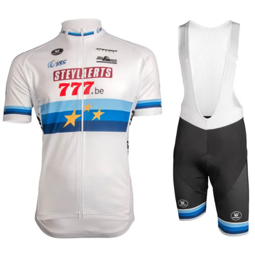 2019 STEYLAERTS-777 Europameister Cycling Jersey And Bib Shorts Set