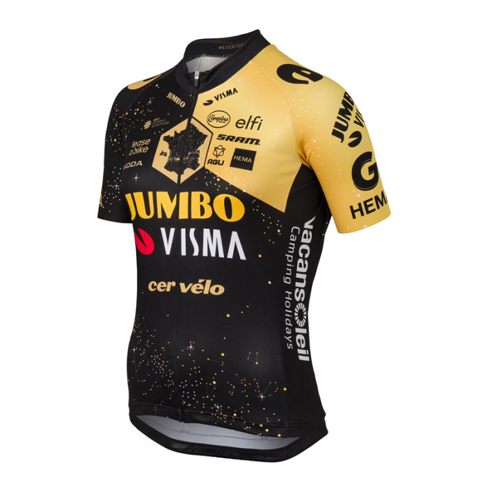 TEAM JUMBO-VISMA VÉLODROME TDF 2023  (2 PIECES) YELLOW - BLACK