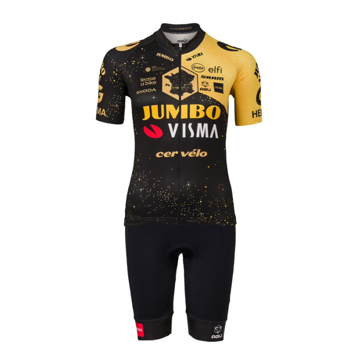 TEAM JUMBO-VISMA VÉLODROME TDF 2023  (2 PIECES) YELLOW - BLACK