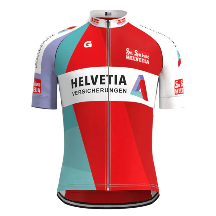 Helvetia La Suisse Retro Cycling Jersey