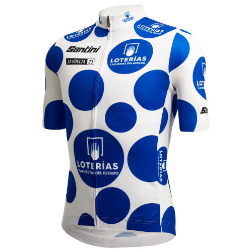 LA VUELTA SHORT SLEEVE JERSEY 2023 BEST CLIMBER BLUE