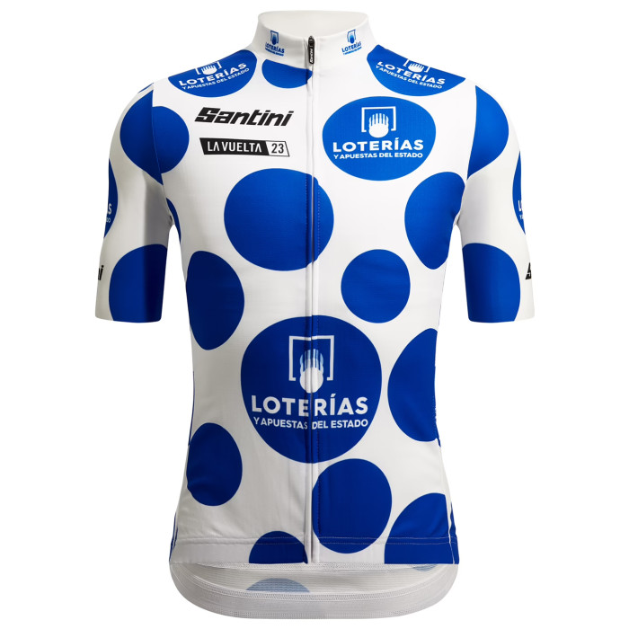 LA VUELTA SHORT SLEEVE JERSEY 2023 BEST CLIMBER BLUE