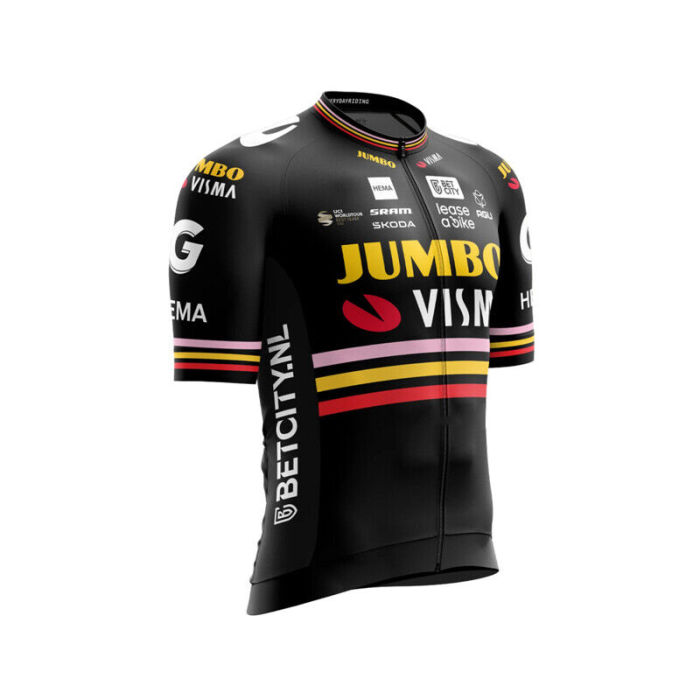 2023 Jumbo-Visma cycling team Short sleeve jersey bib shorts set cycling jersey