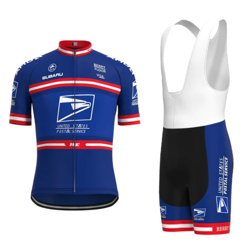 US Postal Service Short Sleeve Pro Cycling Team Jersey Set