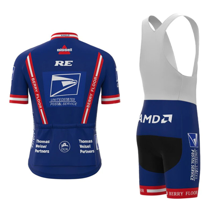 US Postal Service Short Sleeve Pro Cycling Team Jersey Set