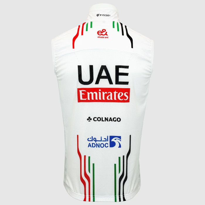 UAE TEAM EMIRATES WIND VEST 2024 BLACK - WHITE