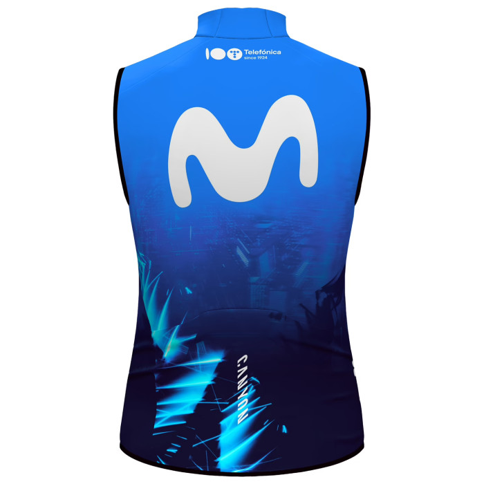 MOVISTAR TEAM WIND VEST 2024 BLUE