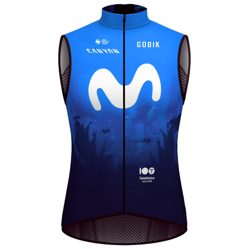 MOVISTAR TEAM WIND VEST 2024 BLUE