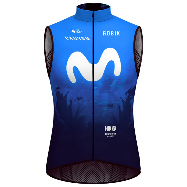 MOVISTAR TEAM WIND VEST 2024 BLUE