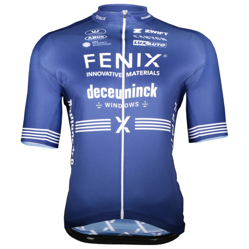 FENIX-DECEUNINCK SHORT SLEEVE JERSEY 2024 DARK BLUE