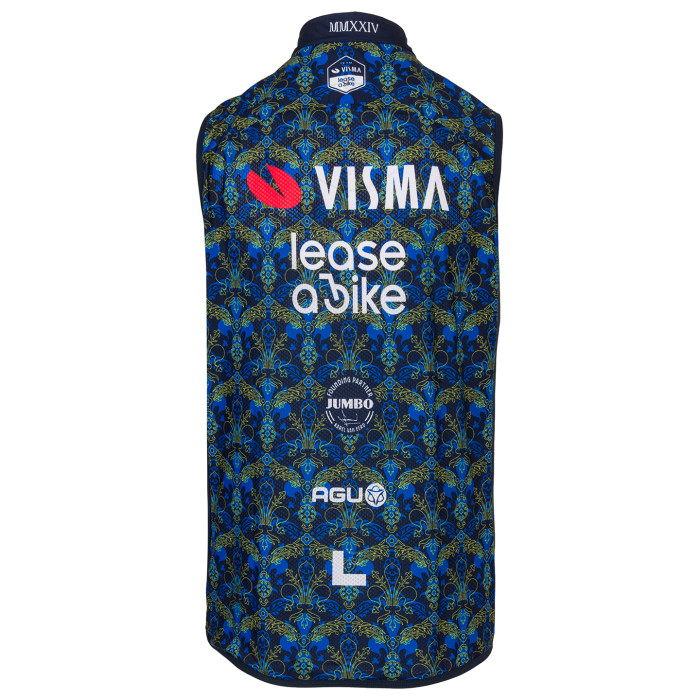 TEAM VISMA-LEASE A BIKE WIND VEST TDF 2024 BLUE