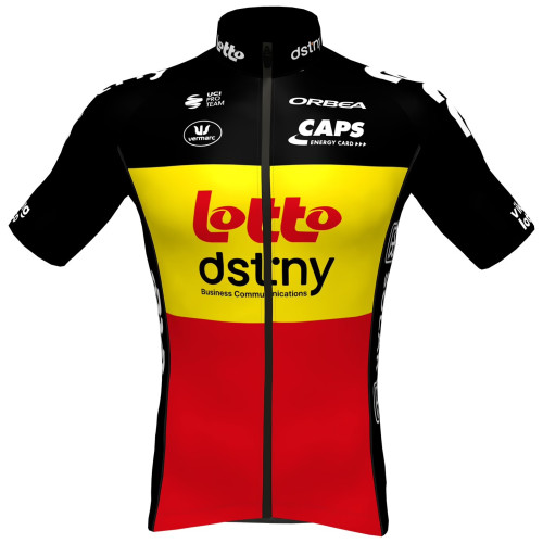 LOTTO DSTNY BELGIAN CHAMPION 2024 SET (2 PIECES) YELLOW - RED