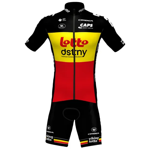 LOTTO DSTNY BELGIAN CHAMPION 2024 SET (2 PIECES) YELLOW - RED