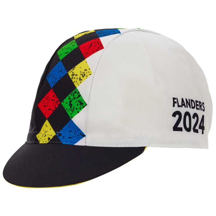 UCI GRAVEL WORLD CHAMPIONSHIPS CYCLING CAP 2024 MULTICOLORED - BLACK