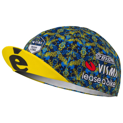 TEAM VISMA-LEASE A BIKE PODIUM FLAT CAP TDF 2024 BLUE