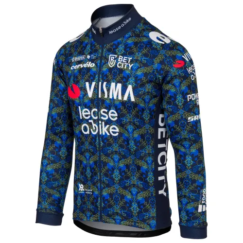 TEAM VISMA-LEASE A BIKE LONG SLEEVE JERSEY TDF 2024 BLUE
