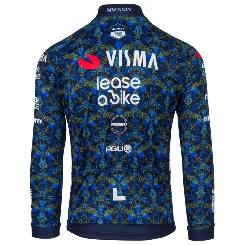 TEAM VISMA-LEASE A BIKE LONG SLEEVE JERSEY TDF 2024 BLUE