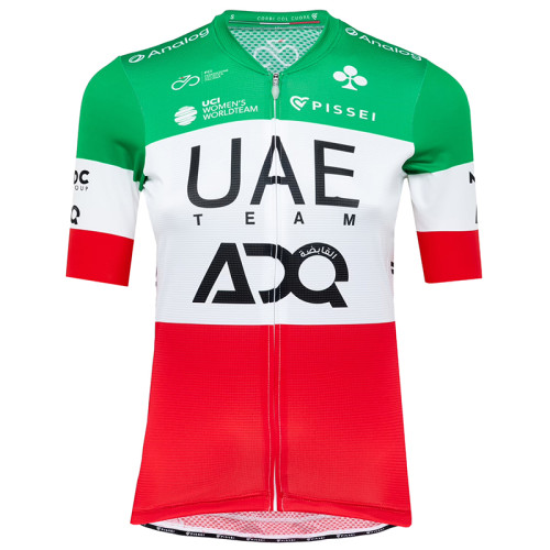 UAE TEAM EMIRATES ADQ  JERSEY ITALIAN CHAMPION 2025 MULTICOLORED